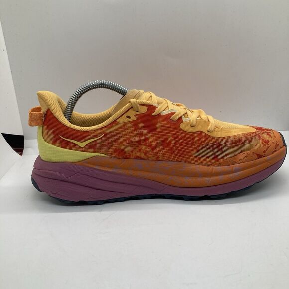 Hoka One One Speedgoat 6 Womens 9B Shoes Trail Orange Running Walking Gym - Picture 8 of 10